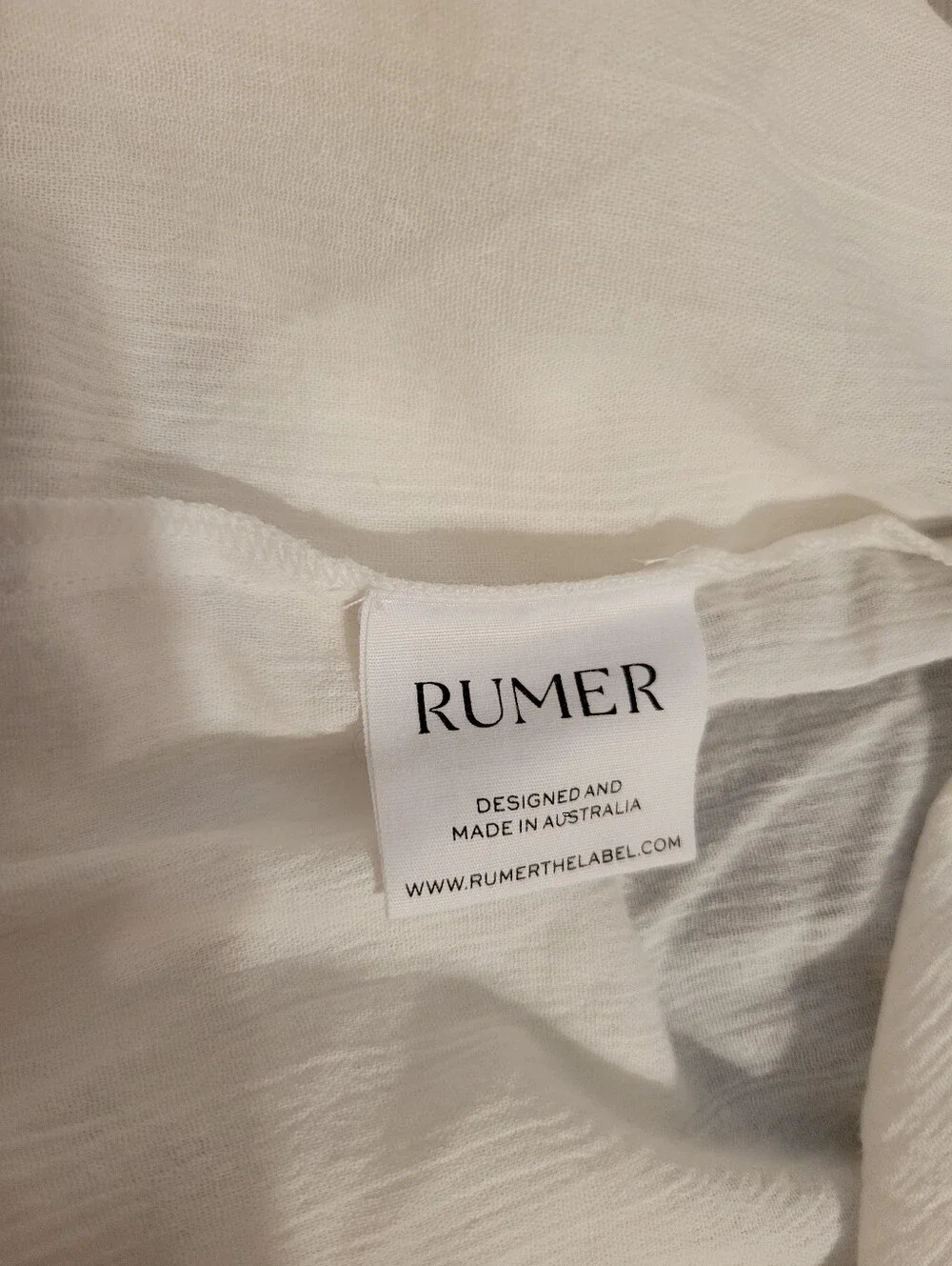 Rumer The Label White Swim Cover